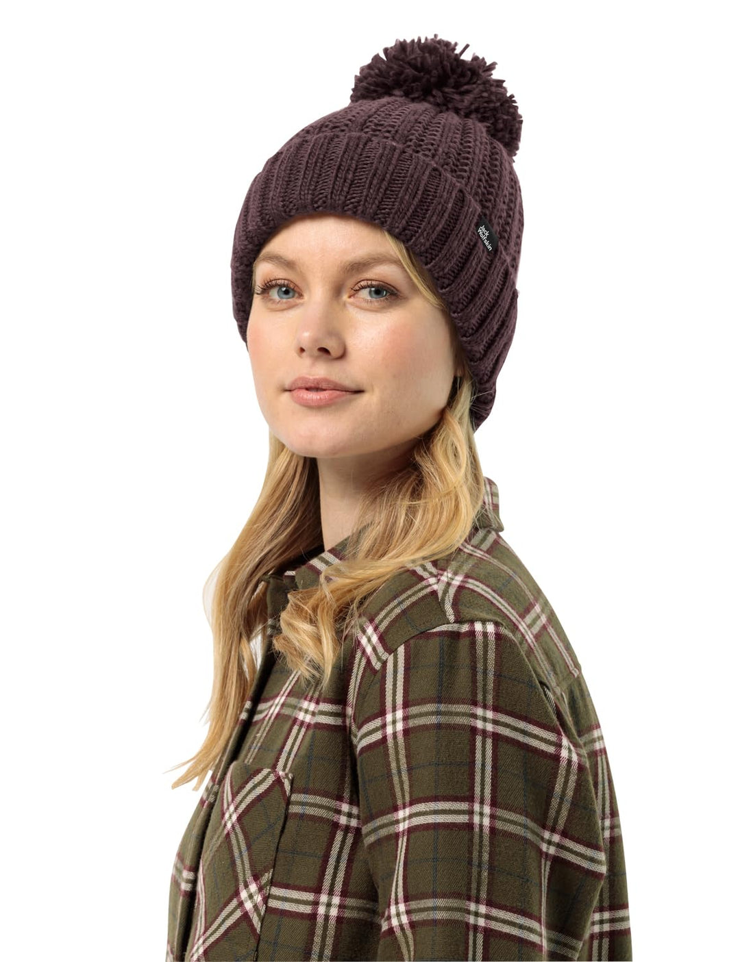 Jack Wolfskin Damen Beanie-Mütze Highloft Knit Beanie W S boysenberry, S boysenberry