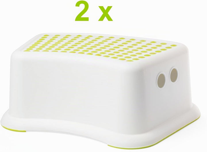 2 x Ikea Kinder Schemel / Stufe mit rutschfest FÖRSIKTIG