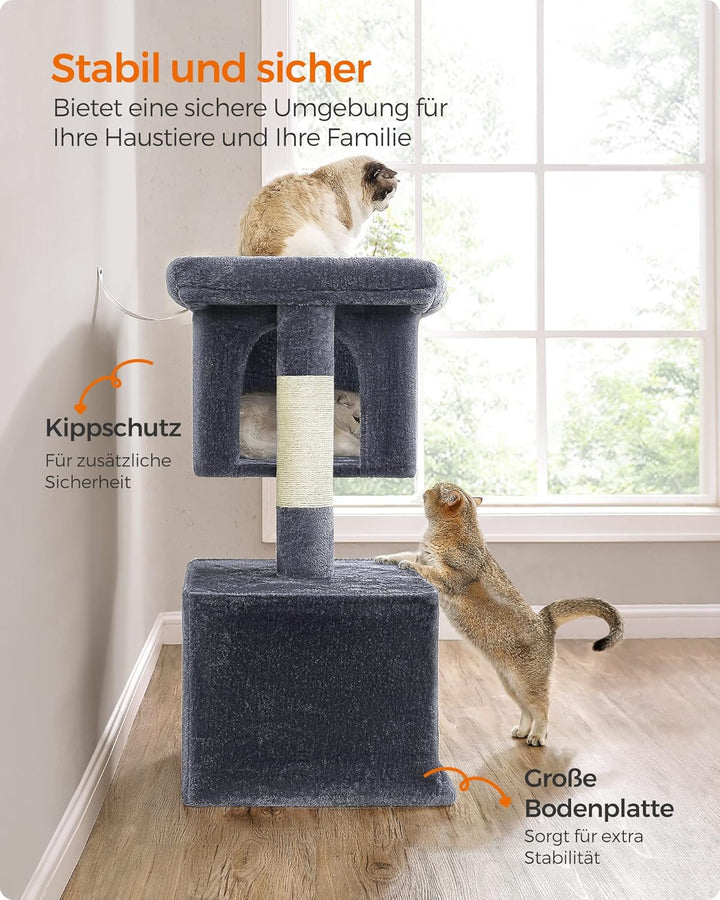 Feandrea Kratzbaum, 101 cm Katzenbaum, XL, Katzenhaus für extra grosse Katzen bis zu 20 kg, grosse P