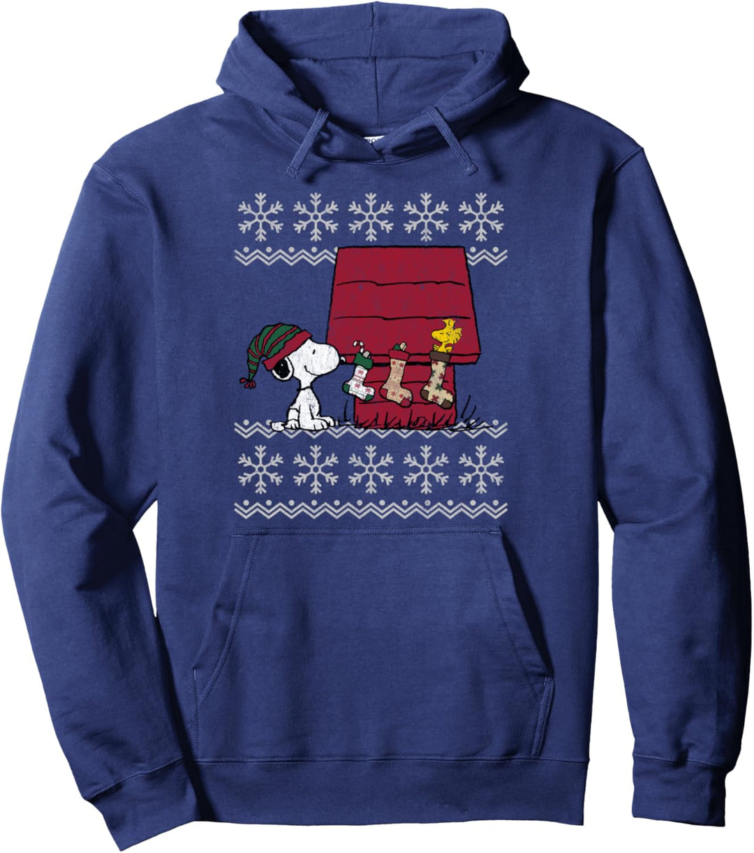 Peanuts Weihnachten Snoopy Strümpfe Pullover Hoodie