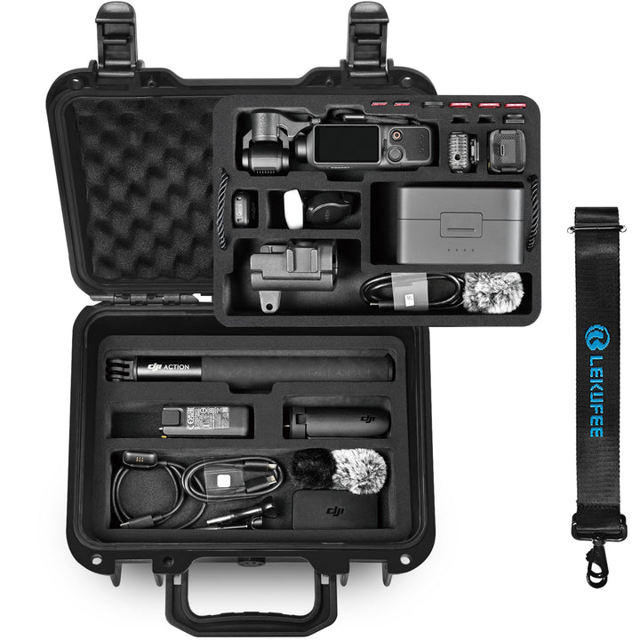 LEKUFEE wasserdichte Koffer für DJI Osmo Pocket 3/DJI Pocket 3/Creator Combo/Power Expansion Combo/V