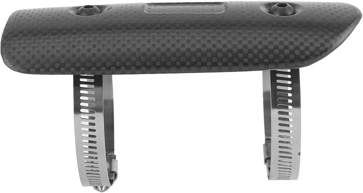 Auspuff-Hitzeschild, Universal Dry Carbon Fiber Exhaust Midpipe Heat Shield Guard Kit Motorrad-Hitze