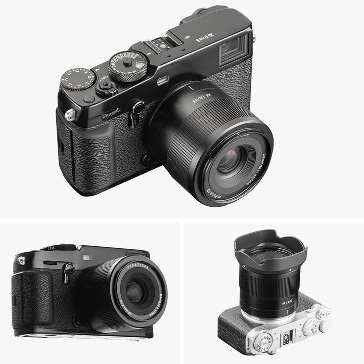 TTARTISAN AF 23mm F1.8 Objektiv für Fuji X, APS-C Rahmen Tragbares und Vielseitiges Autofokus Kamera