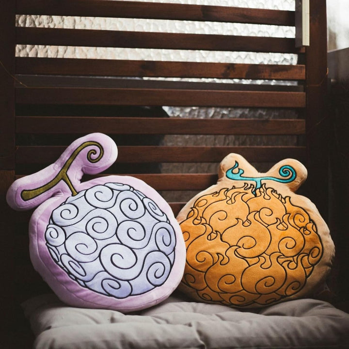 LYO Peluche Coussin Fruit DU Demon ONE Piece 40CM MERA MERA