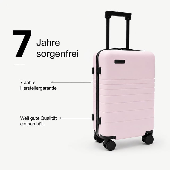 ETERNITIVE E3 Pro Kofferset 2-teilig Handgepäck + L Hartschale PC Pink | Handgepäck 33 L + Large 97