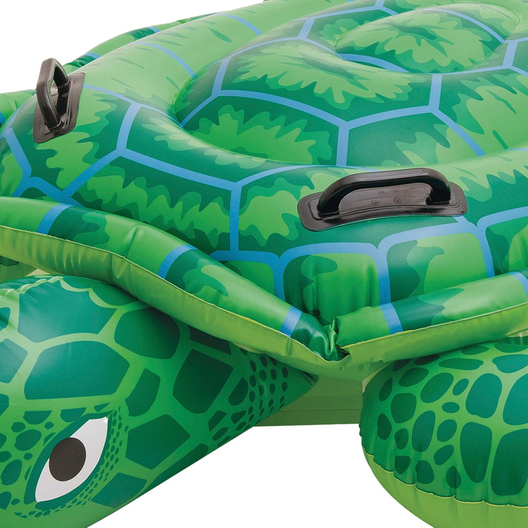Intex Lil' Sea Turtle Ride-On - Aufblasbarer Reittier 58001 Blau 335 x 335 cm Single, Single