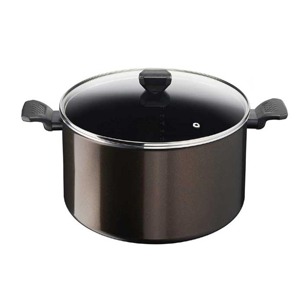 Tefal Kochtopf 30 cm (12,2 l) + Glasdeckel, für alle Herdarten ausser Induktion, Antihaftbeschichtun