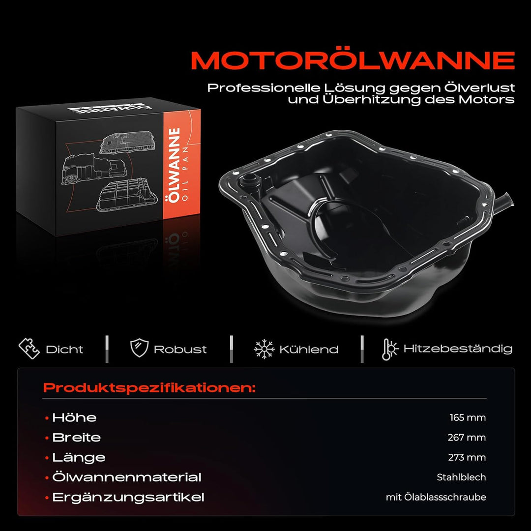 Frankberg Ölwanne für Forester SG SH_ Impreza GR GD G-G Legacy IV BL B13 BP Outback BL BP WRX GJ 1.5