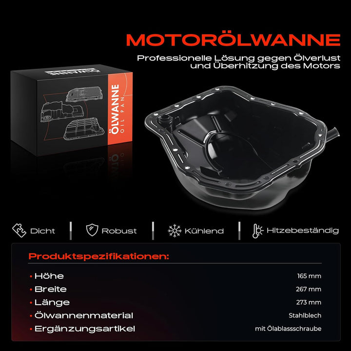 Frankberg Ölwanne für Forester SG SH_ Impreza GR GD G-G Legacy IV BL B13 BP Outback BL BP WRX GJ 1.5