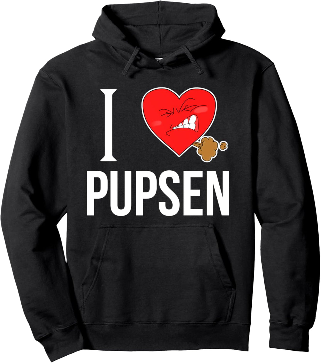Ich Liebe Pupsen - Lustiger Spruch Ironie Furzen Toilette Pullover Hoodie