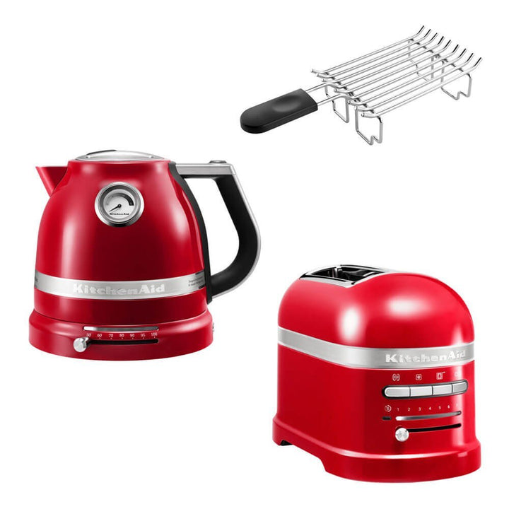 KitchenAid Artisan Frühstücks Set | incl. Wasserkocher 5KEK1522, 2 Scheiben Toaster 5KMT2204 und Brö