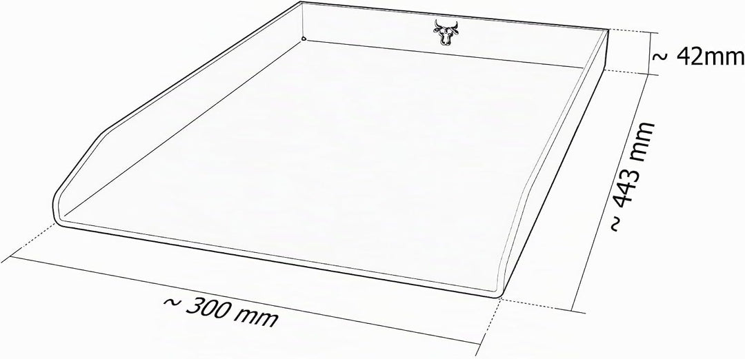 tuning-art EPL-13 Edelstahl Plancha Grillplatte passend für Weber Spirit 300er Serie | Lebensmittele