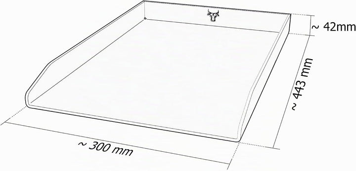 tuning-art EPL-13 Edelstahl Plancha Grillplatte passend für Weber Spirit 300er Serie | Lebensmittele