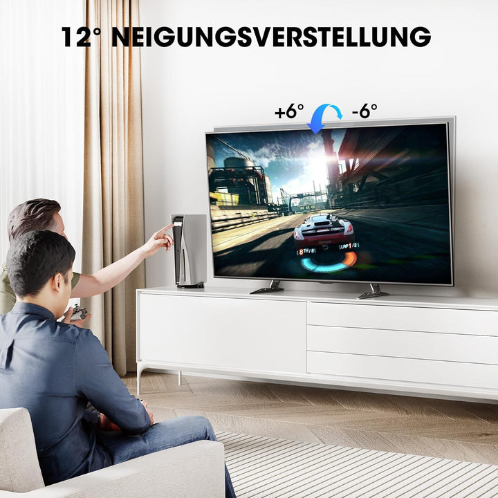 FITUEYES Universal TV Standfüsse Fernseher TV Beine für 32 bis 55 Zoll LCD LED Flach&Curved TV Füsse