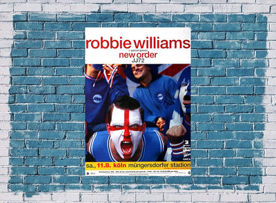 Robbie Williams - New Order, Köln 2001 » Konzertplakat/Premium Poster | Live Konzert Veranstaltung |