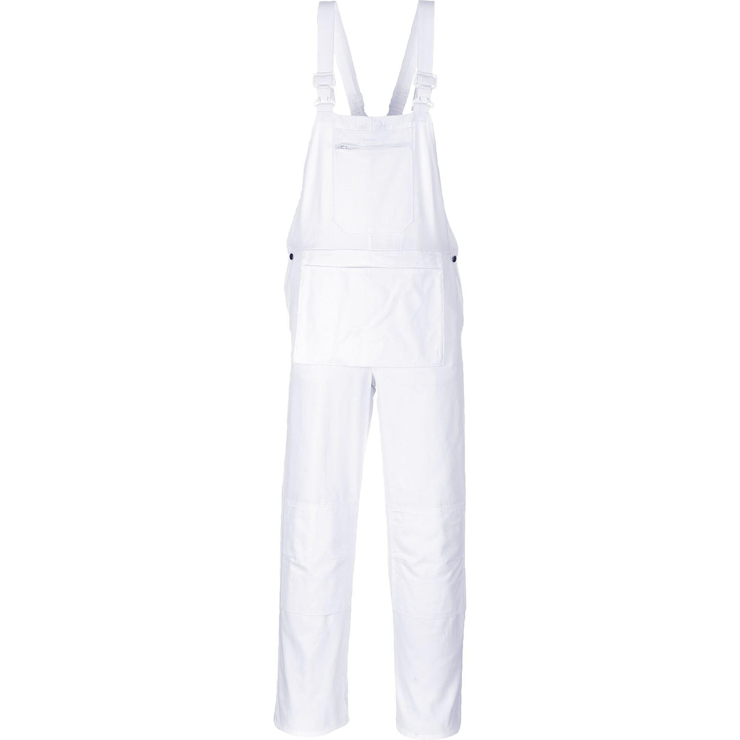 Portwest Maler-Latzhose Bolton, Grösse: XL, Farbe: Weiss, S810WHRXL XL Weiss, XL Weiss