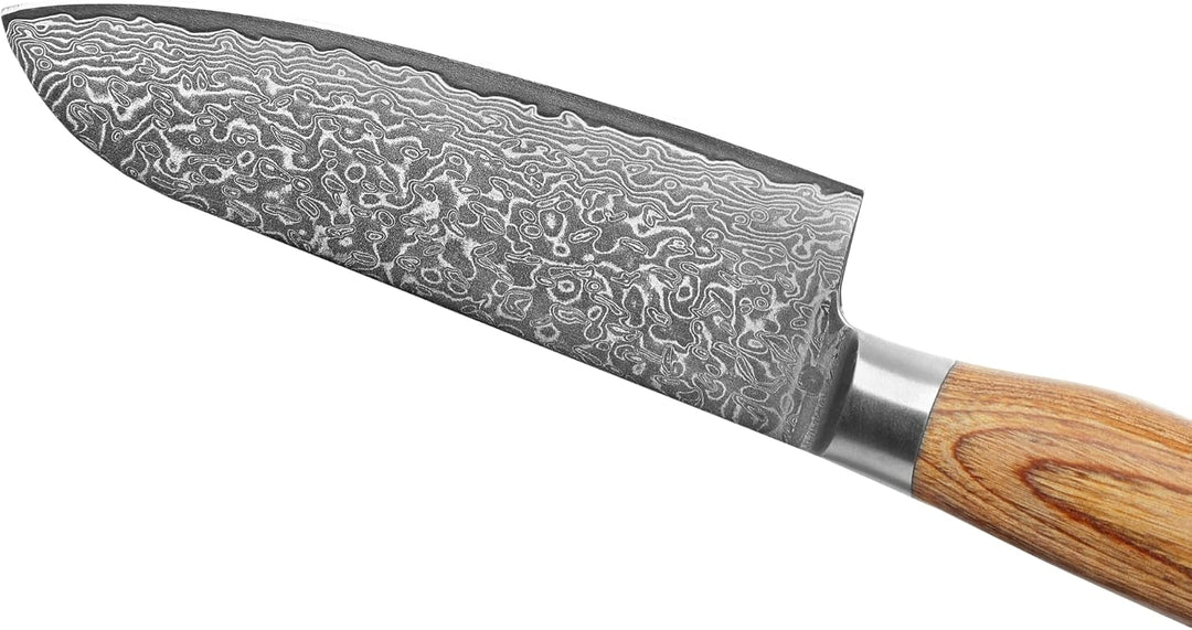 Wakoli EDIB Pro Premium 3er Damastmesser-Set mit 8-16 cm Klingen gefertigt aus 67 Lagen echtem Damas