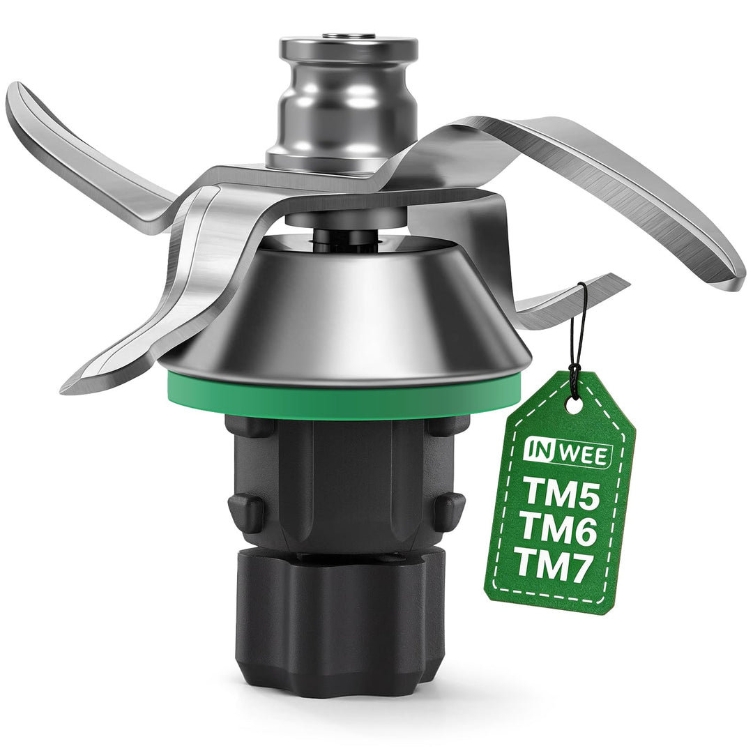 Mixmesser kompatibel mit Thermomix TM5 TM6 TM7, Ersatzmesser mit Dichtring für Vorwerk Küchenmaschin