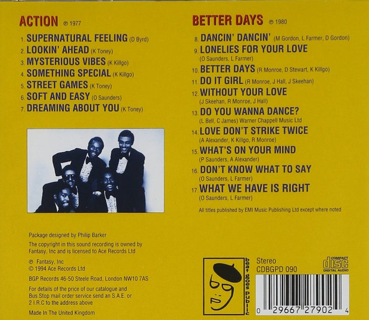 Action/Better Days, Audio-CD