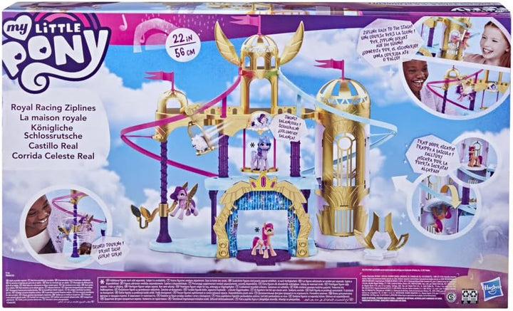 My little Pony: A New Generation Königliche Schlossrutsche, 56 cm grosses Schloss-Spielset mit 2 Sei