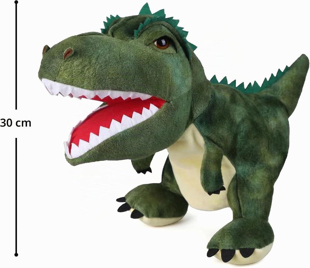 LOMTRATS Dinosaurier-Handpuppen für Kinder, Kleinkind enthält Triceratops und Tyrannosaurus Rex mit