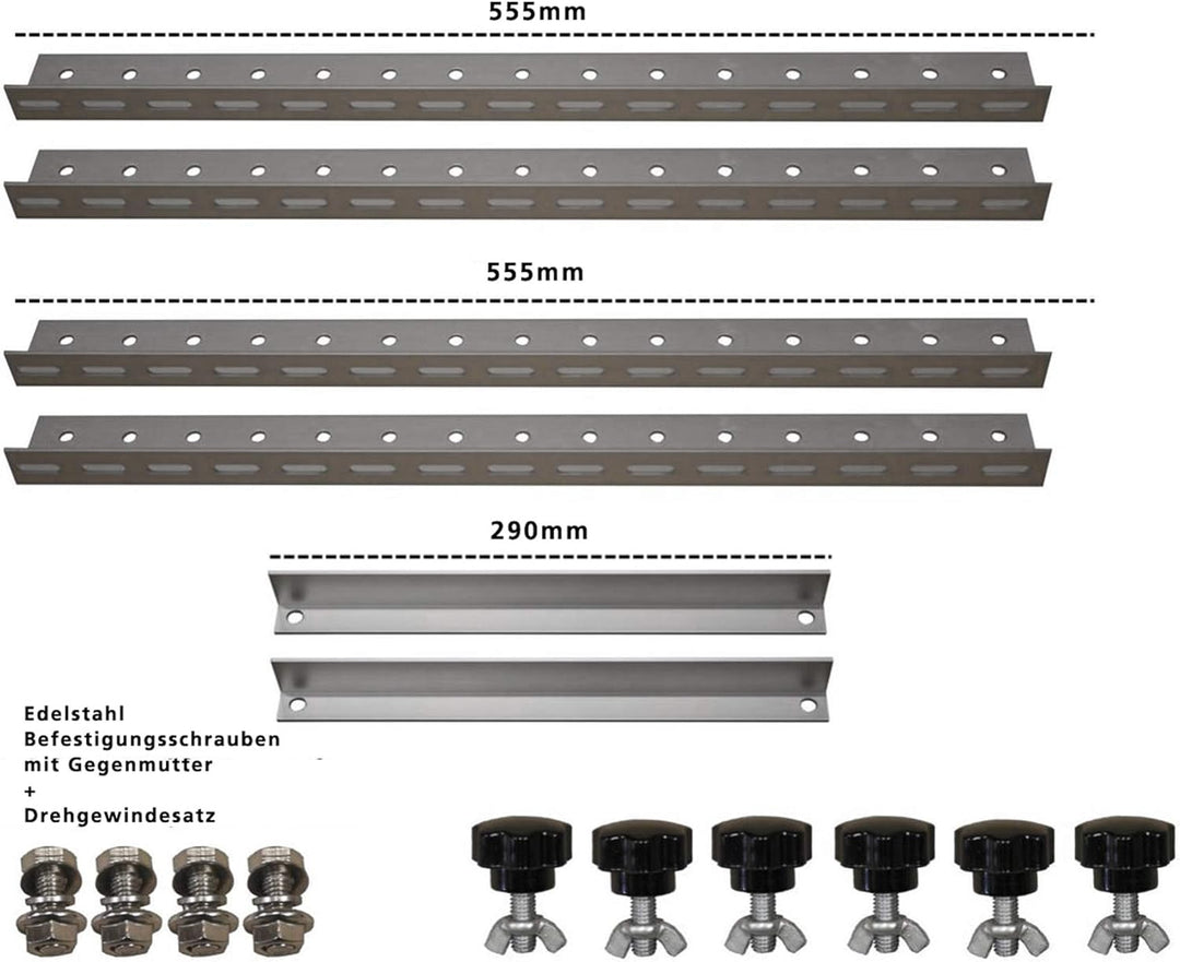 WATTSTUNDE Solarmodul Halterung bis 60cm - Aluminium Wand und Dachhalterung (HST5), Hst5