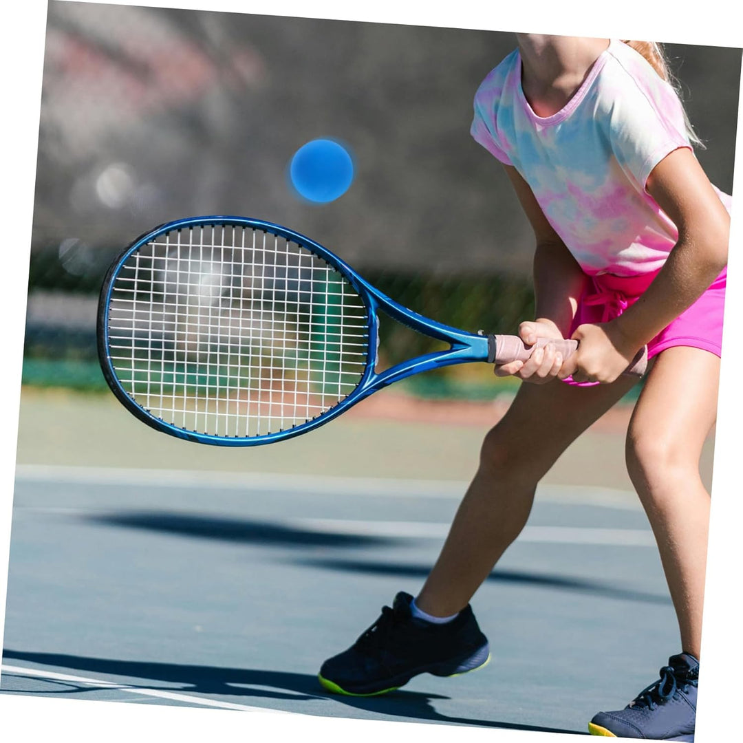 4 Stück Squash Trainingsbälle Aus Gummi Hochelastische Kleiner Sportbälle Für Reaktionstraining Blau