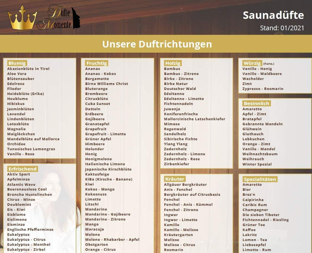 Dufte Momente | Saunaduft Konzentrat Latschenkiefer 1 Liter | naturreine und natürliche ätherische Ö