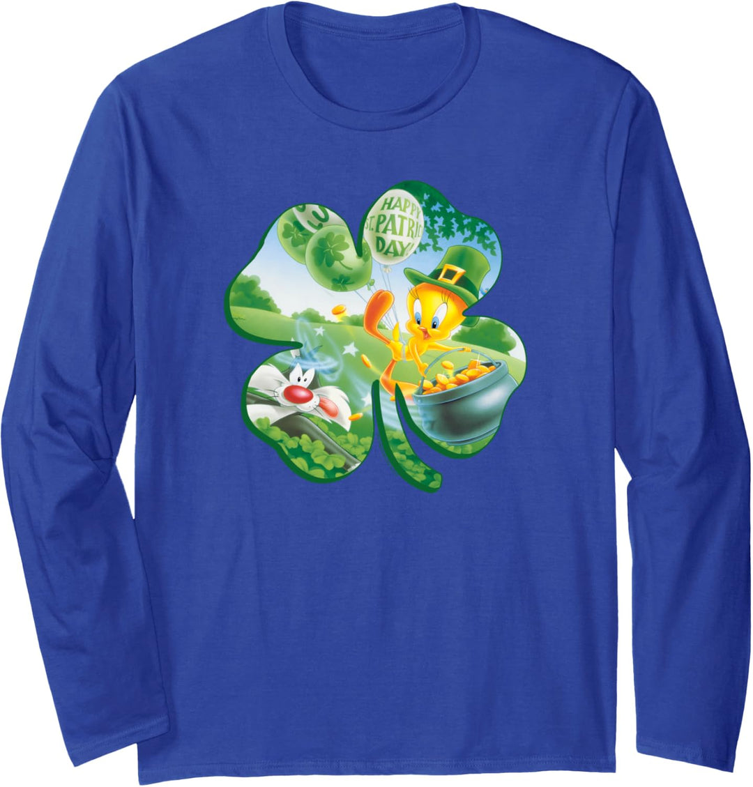 Looney Tunes Tweety Shamrock Langarmshirt