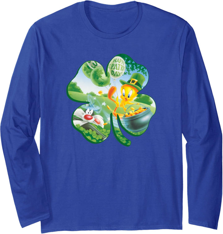 Looney Tunes Tweety Shamrock Langarmshirt
