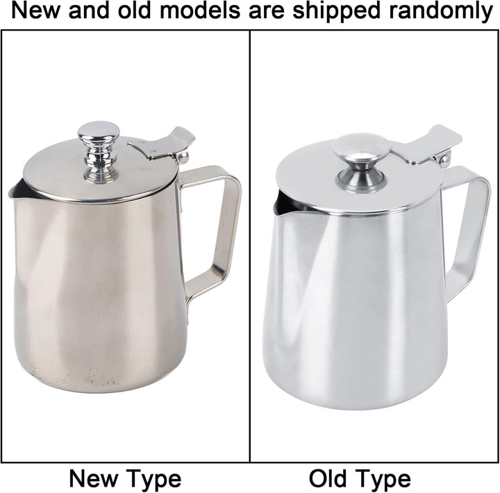 Tasse ziehen,350ml Espresso Steaming Pitchers Edelstahl Milch Craft Kaffee Latte Schaum Art Krug Kru