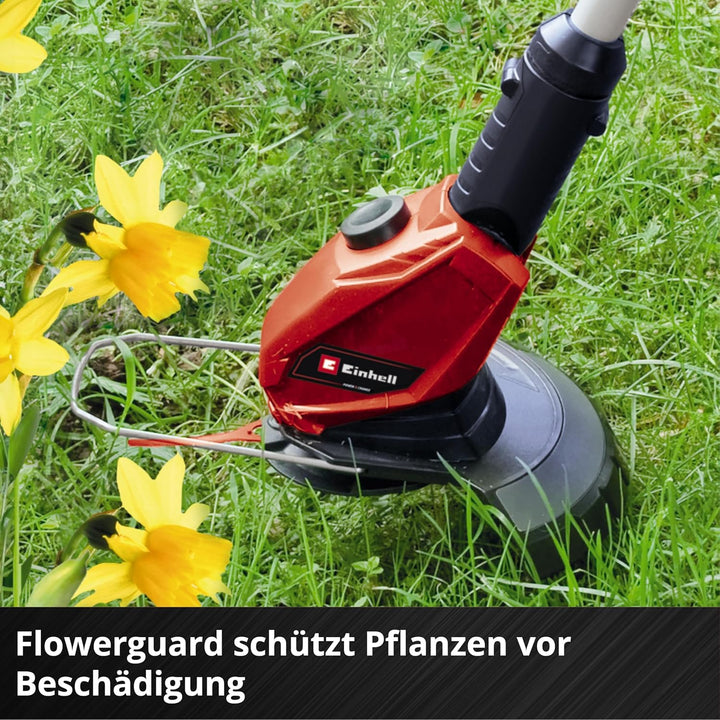 Einhell Akku-Rasentrimmer GE-CT 18 Li (1x 2,5 Ah) Power X-Change (18 V, Motorkopf drehbar und neigba
