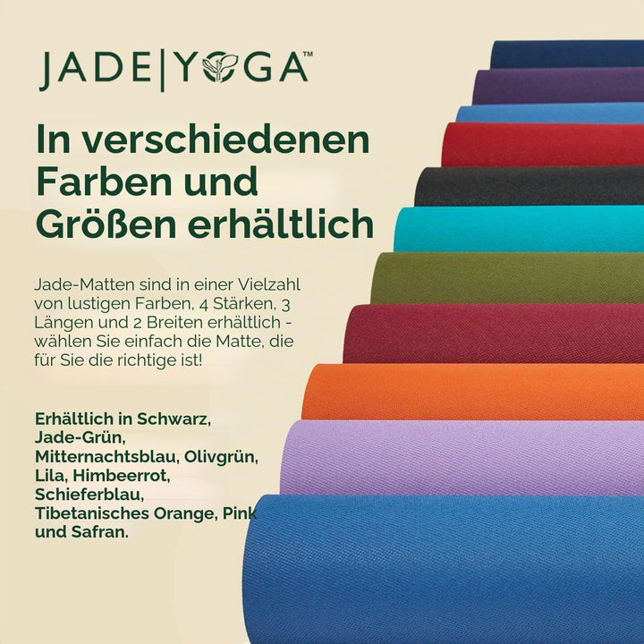 JADE YOGA - Harmony Yoga Mat - Yoga Mat Designed to Provide A Secure Grip to Help Hold Your Pose Sch