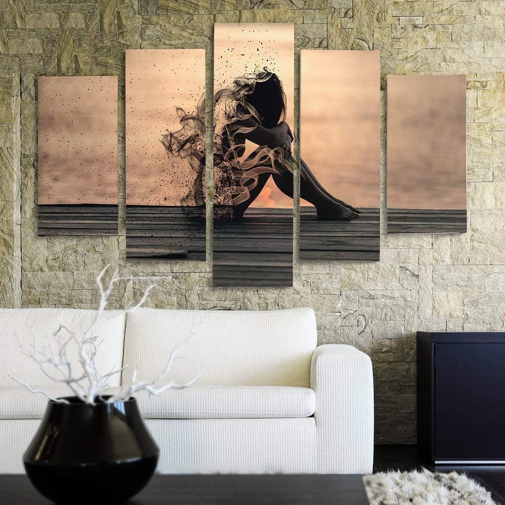 Feeby. Wandbild - 5 Teile - Deco Bild, gedrucktes Bild, Foto, Deco Panel, XXL, 5-Teilig, Typ A, 250x