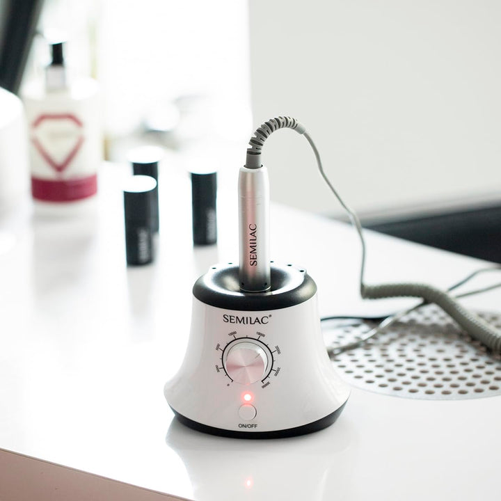Semilac Nagelfräser 24W – Elektrischer Nagelbohrer für UV-, Gel- und Acryl-Lack, Handlich, Leise & V