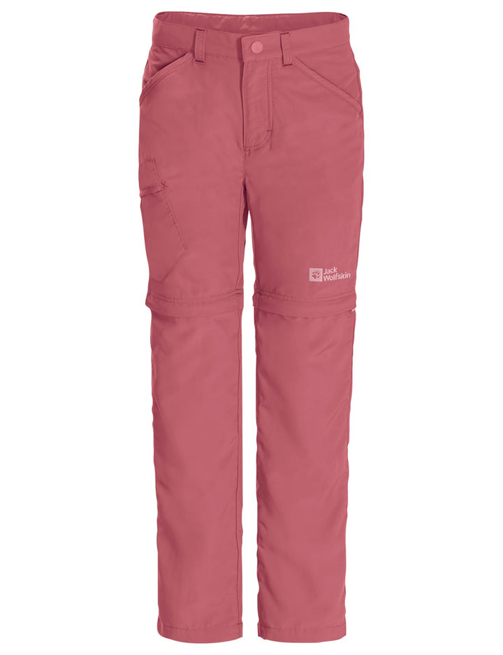 Jack Wolfskin Unisex Kinder Safari Zip Off Pants K Outdoorhose 92 Soft Pink, 92 Soft Pink