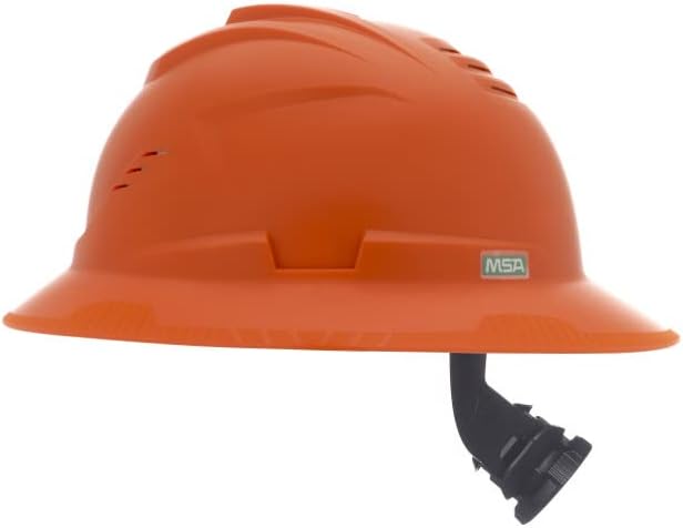 MSA V-Gard C1 Schutzhelm mit voller Krempe und ReflectIR-Kühlung und Fas-Trac III Federung – nutzt h
