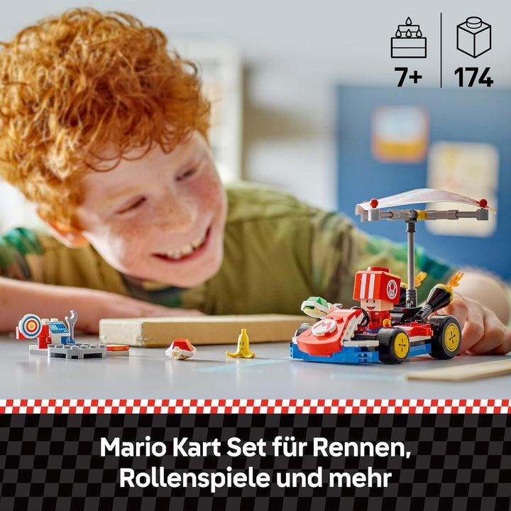 LEGO Super Mario: Mario Kart – Standard-Kart, Nintendo Sammlerstück, Geschenk für Kinder, lässt Jung