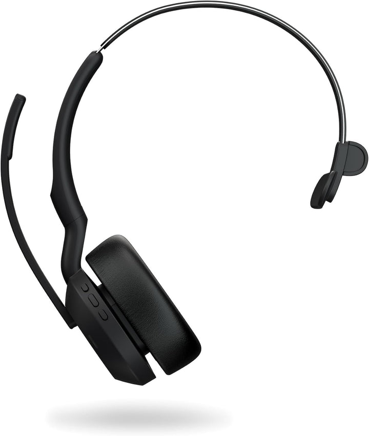 Jabra Evolve2 55 - schnurloses Mono-Headset mit Jabra Air Comfort - Mikrofone mit Geräuschunterdrück