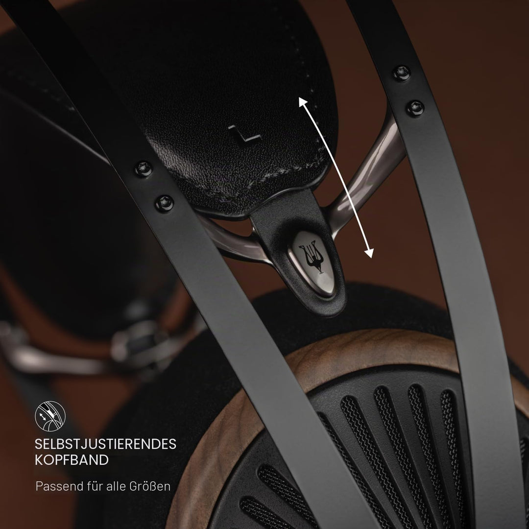 MEZE AUDIO 105 Silva Kabelgebundene Over-the-Ear-Kopfhörer, leicht, audiophil, offene Rückseite, 50