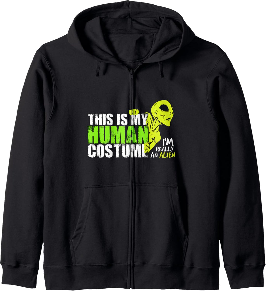 Alien Kostüm Geschenk | Ich Bin Ein Alien für Ausserirdische Kapuzenjacke