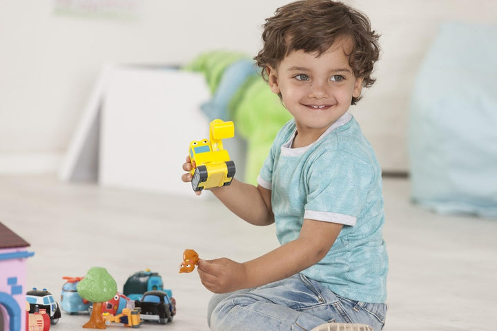 Dickie Toys - Helden der Stadt, Bernd Bagger, der Bagger mit Licht, originalen Liedern, Sounds und F