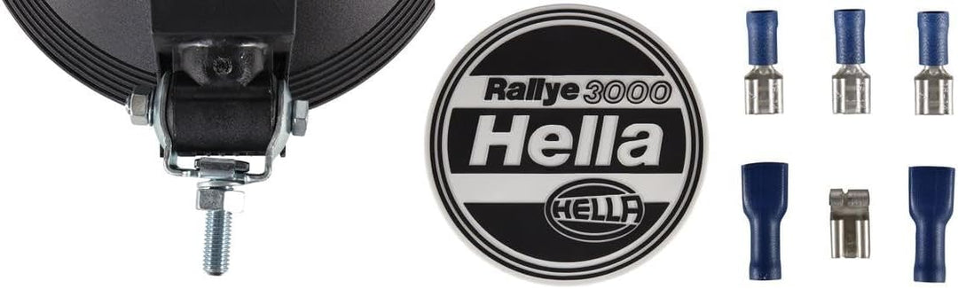 HELLA - Halogen-Fernscheinwerfer - Rallye 3000 - E1 1928/ECE-R112 - 24/12V - 1F8 006 800-301 Ref. 37