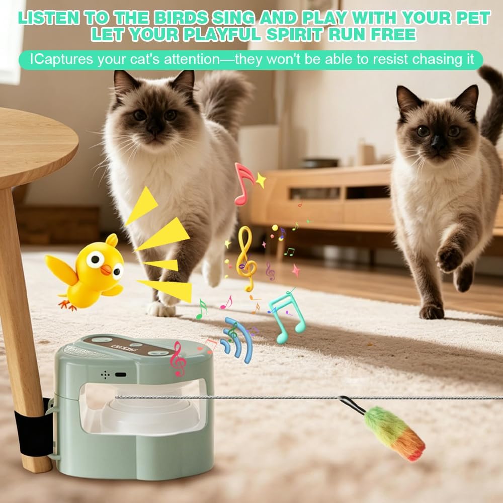 Interaktives Katzenspielzeug, Katzenspielzeug Elektrisch, Katzenlaufband, Automatisch/Ferngesteuerte