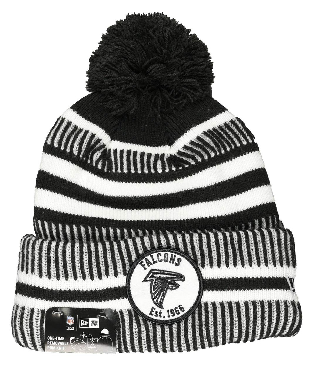 New Era NFL Atlanta Falcons Authentic 2019 Sideline Home Black Sport Knit Wintermütze