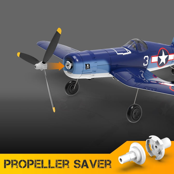 F4U RC Flugzeug, 2.4Ghz 4CH Jagdflugzeug Corsair Ferngesteuertes Flugzeug Spielzeug Kunstflug Flugze