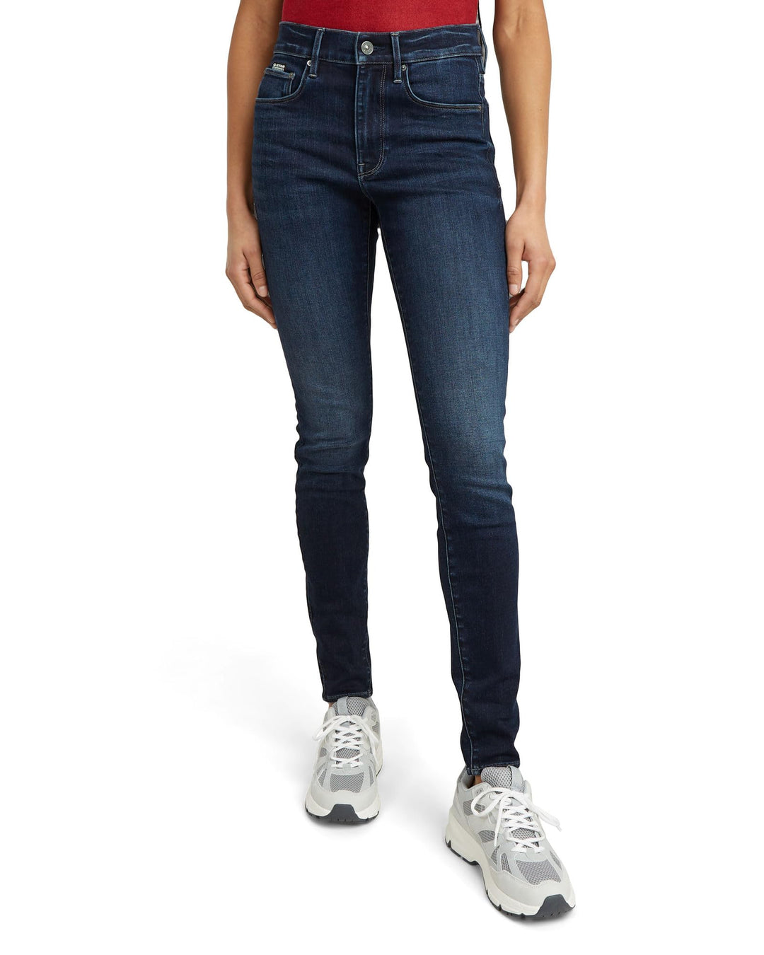 G-STAR RAW Damen Jeans 3301 Skinny Ankle Jeans 23W / 28L Blau (Dk Aged D05175-8968-89), 23W / 28L Bl