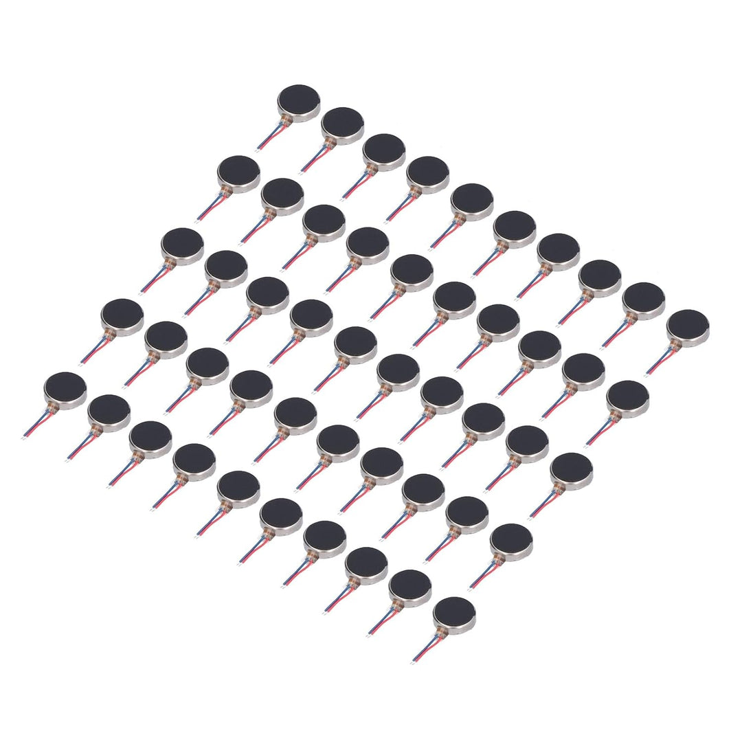 50 Stück Mini-Vibrationsmotoren DC 3V 10x2,7 Mm Anti-Interferenz Kleiner Leichter, Geräuscharmer Mik