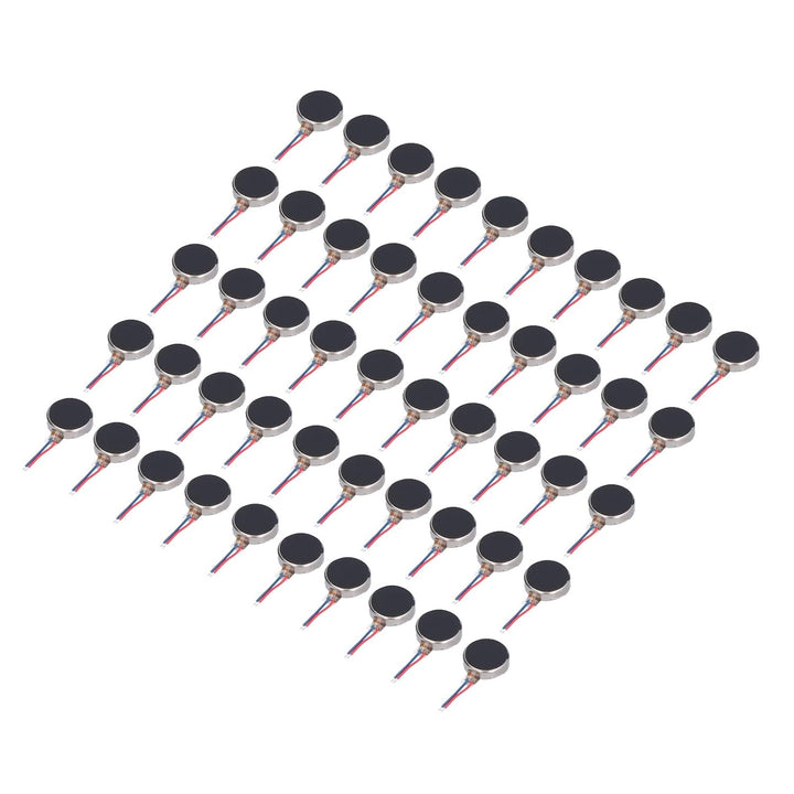 50 Stück Mini-Vibrationsmotoren DC 3V 10x2,7 Mm Anti-Interferenz Kleiner Leichter, Geräuscharmer Mik