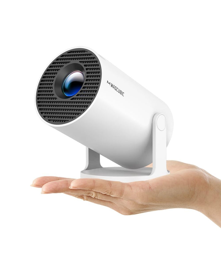 Mini Beamer 4K Unterstützt, Android 11 Tragbarer Projektor mit WiFi6 und Bluetooth 5.4, Automatische